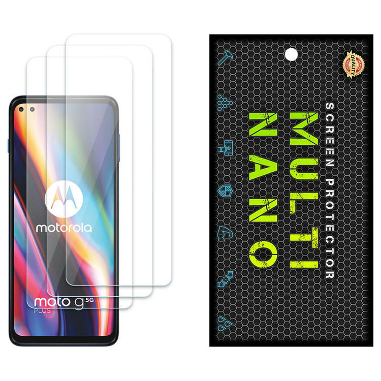 محافظ صفحه نمایش مولتی نانو مدل X-S3N مناسب برای گوشی موبایل موتورولا Moto G 5G Plus بسته سه عددی