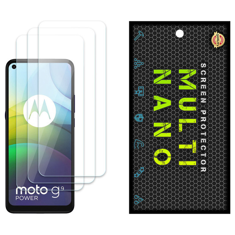 محافظ صفحه نمایش مولتی نانو مدل X-S3N مناسب برای گوشی موبایل موتورولا Moto G9 Power بسته سه عددی
