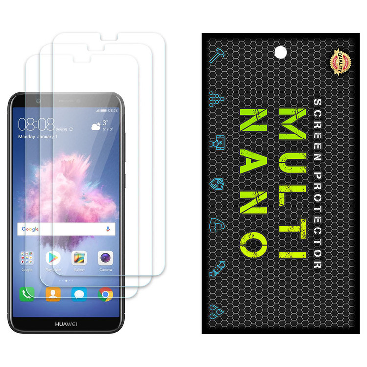 محافظ صفحه نمایش مولتی نانو مدل X-S3N مناسب برای گوشی موبایل هوآوی P Smart 2018 بسته سه عددی