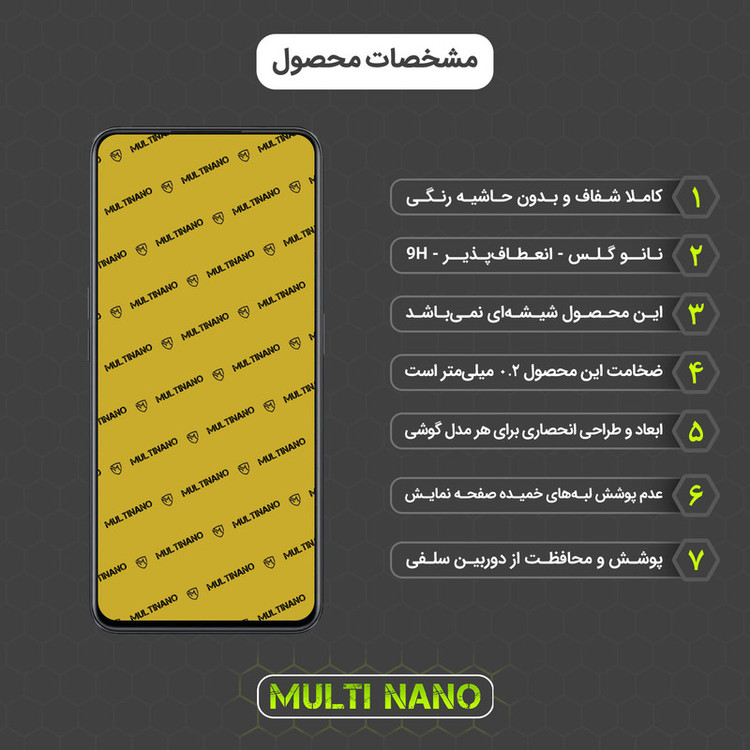محافظ صفحه نمایش مولتی نانو مدل X-S2N مناسب برای گوشی موبایل وان پلاس Ace بسته دو عددی