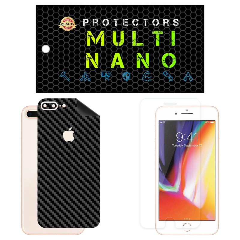 محافظ صفحه نمایش مولتی نانو مدل X-SFC مناسب برای گوشی موبایل اپل iPhone 8 Plus به همراه برچسب پوششی