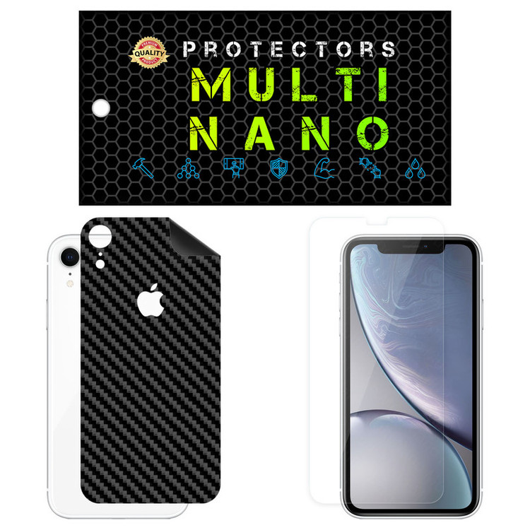 محافظ صفحه نمایش مولتی نانو مدل X-SFC مناسب برای گوشی موبایل اپل iPhone 10R به همراه برچسب پوششی