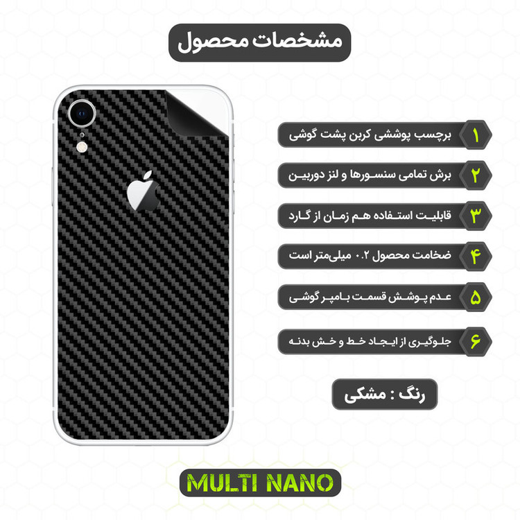 محافظ صفحه نمایش مولتی نانو مدل X-SFC مناسب برای گوشی موبایل اپل iPhone 10R به همراه برچسب پوششی