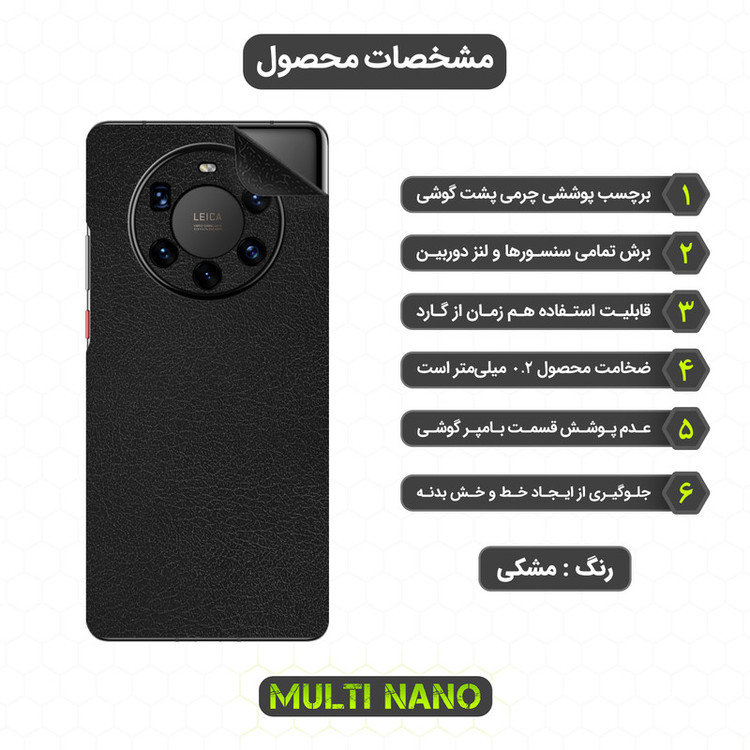 برچسب پوششی مولتی نانو مدل X-F1L مناسب برای گوشی موبایل هوآوی Mate 40 Pro Plus