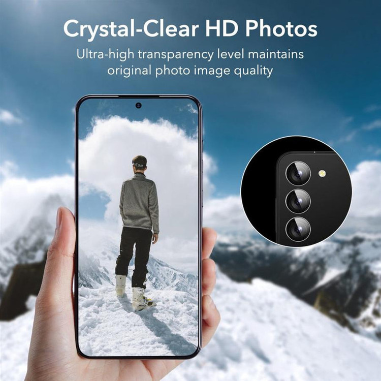 محافظ لنز دوربین رینگی بوک مدل Transparent Ring مناسب برای گوشی موبایل سامسونگ Galaxy A34 / A54