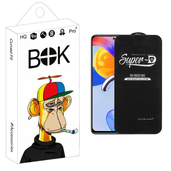 محافظ صفحه نمایش بوک مدل Thin SuperD مناسب برای گوشی موبایل شیائومی Redmi Note 10 Pro / 10 Pro Max / 11 Pro / 11 Pro+ / K40 / K40 Pro / K40 Pro+ / 11i / 11X / 11X Pro / Poco F3 / Black Shark 4 / 4 Pro