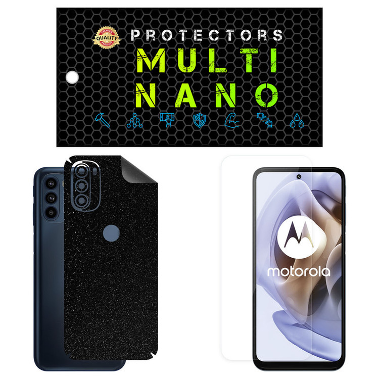 محافظ صفحه نمایش مولتی نانو مدل X-SFG مناسب برای گوشی موبایل موتورولا Moto G41 به همراه برچسب پوششی