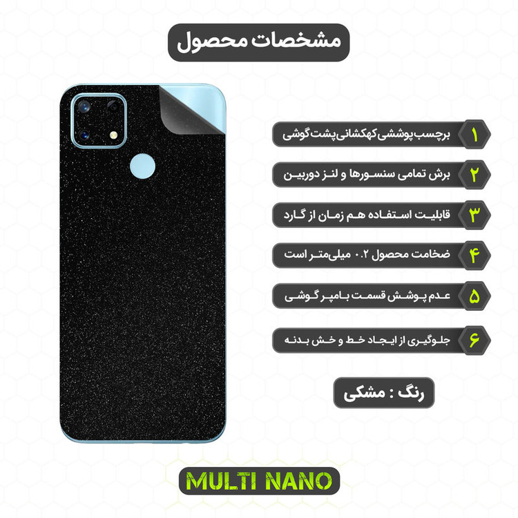محافظ صفحه نمایش مولتی نانو مدل X-SFG مناسب برای گوشی موبایل ریلمی 7i Global به همراه برچسب پوششی