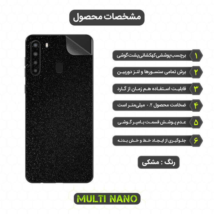 محافظ صفحه نمایش مولتی نانو مدل X-SFG مناسب برای گوشی موبایل سامسونگ Galaxy A21 به همراه برچسب پوششی