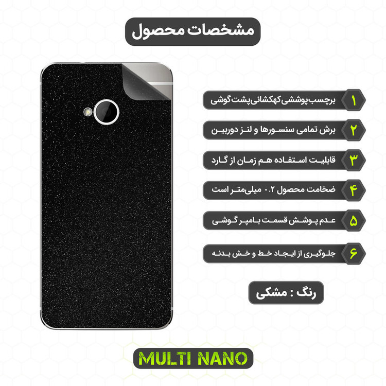 محافظ صفحه نمایش مولتی نانو مدل X-SFG مناسب برای گوشی موبایل اچ تی سی One M7 به همراه برچسب پوششی