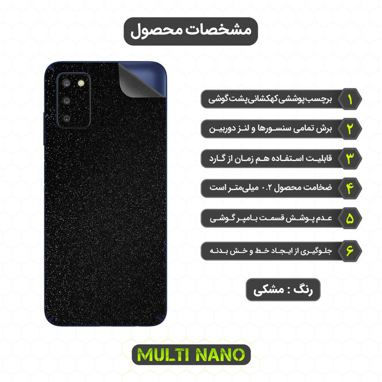 محافظ صفحه نمایش مولتی نانو مدل X-SFG مناسب برای گوشی موبایل سامسونگ Galaxy A03S به همراه برچسب پوششی