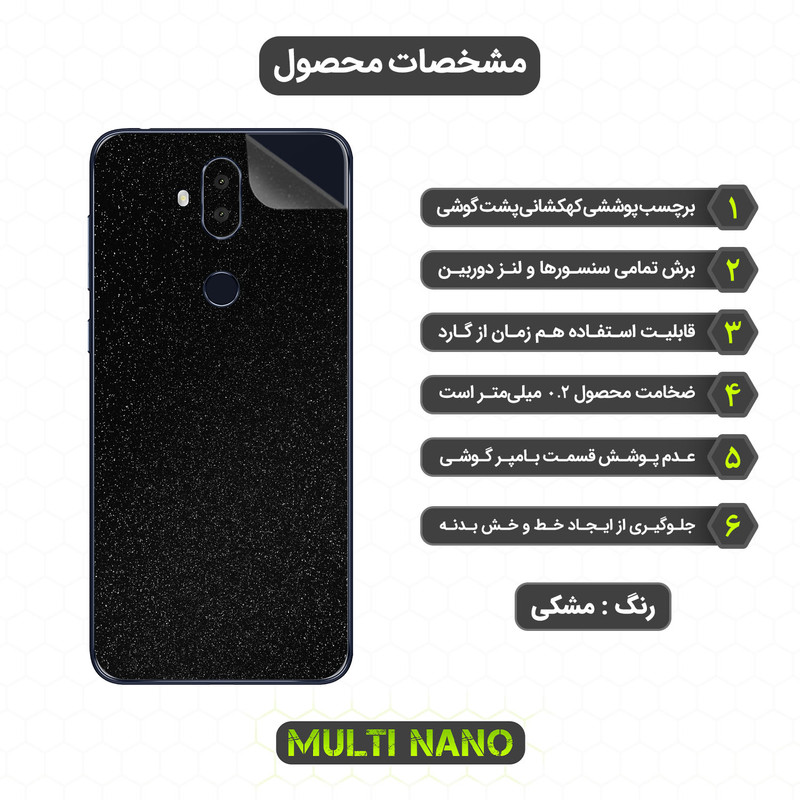 برچسب پوششی مولتی نانو مدل X-F1G مناسب برای گوشی موبایل ایسوس Zenfone 5 Lite 2018 / ZC600KL