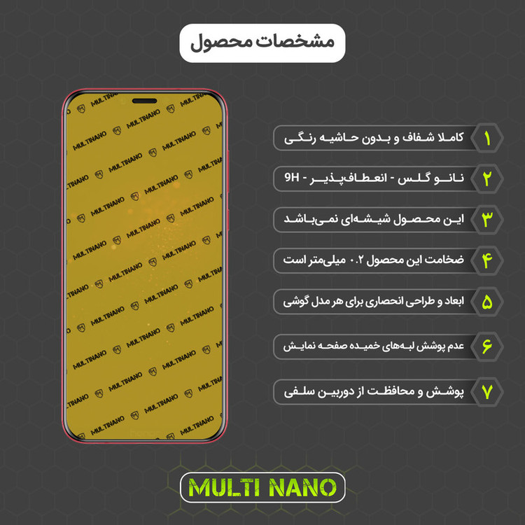 محافظ صفحه نمایش مولتی نانو مدل X-SFL مناسب برای گوشی موبایل آنر Play به همراه برچسب پوششی