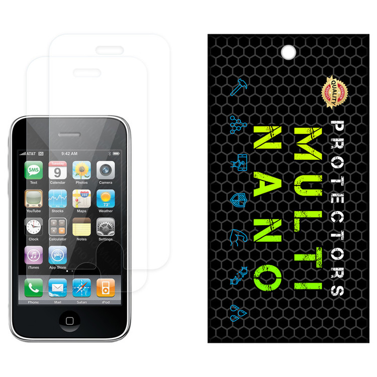 محافظ صفحه نمایش مولتی نانو مدل X-S2N مناسب برای گوشی موبایل اپل iPhone 3G بسته دو عددی