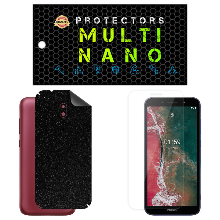 محافظ صفحه نمایش مولتی نانو مدل X-SFG مناسب برای گوشی موبایل نوکیا C1 Plus به همراه برچسب پوششی