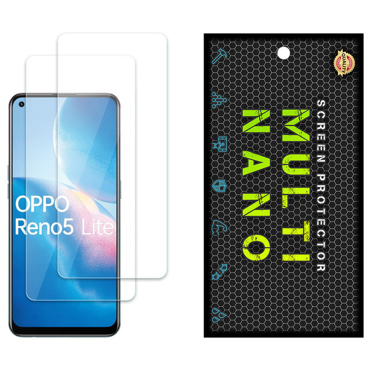 محافظ صفحه نمایش مولتی نانو مدل X-S2N مناسب برای گوشی موبایل اوپو Reno5 Lite بسته دو عددی