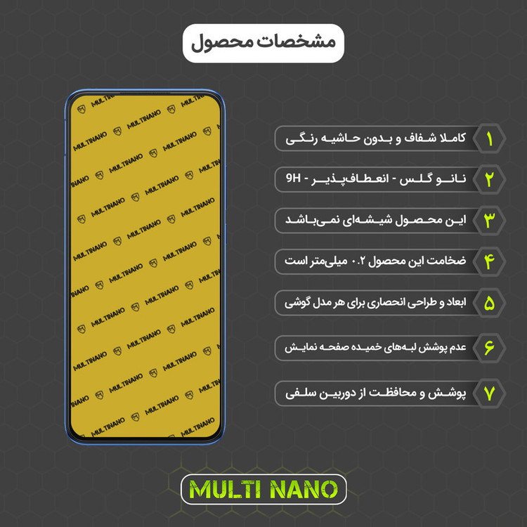 محافظ صفحه نمایش مولتی نانو مدل X-S2N مناسب برای گوشی موبایل شیائومی Redmi 10C بسته دو عددی