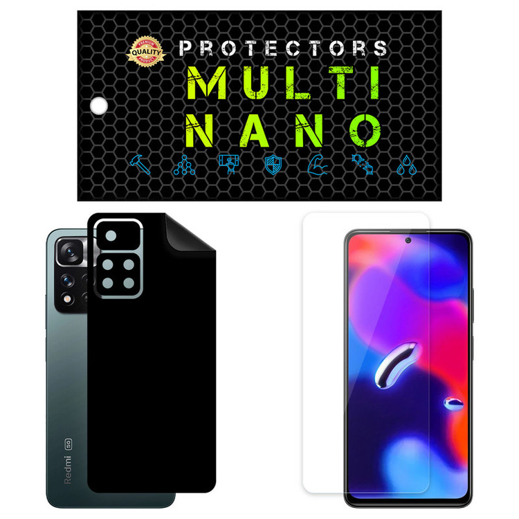 محافظ صفحه نمایش مولتی نانو مدل X-SFM مناسب برای گوشی موبایل شیائومی Redmi Note 11 Pro China به همراه برچسب پوششی
