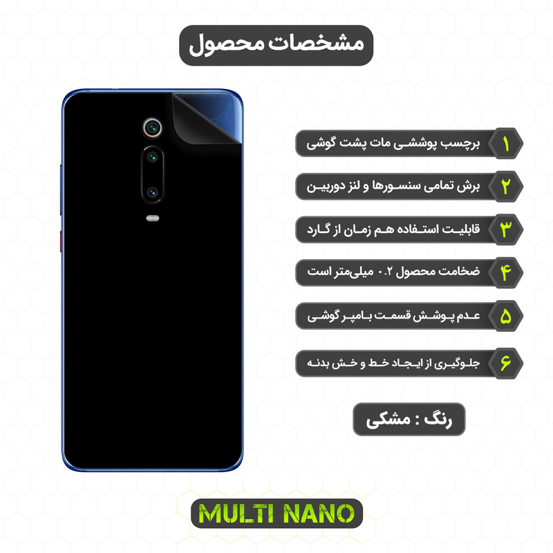 محافظ صفحه نمایش مولتی نانو مدل X-SFM مناسب برای گوشی موبایل شیائومی Redmi K20 به همراه برچسب پوششی
