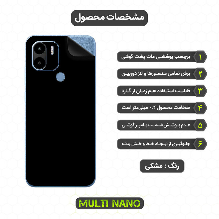 محافظ صفحه نمایش مولتی نانو مدل X-SFM مناسب برای گوشی موبایل شیائومی Poco C50 به همراه برچسب پوششی