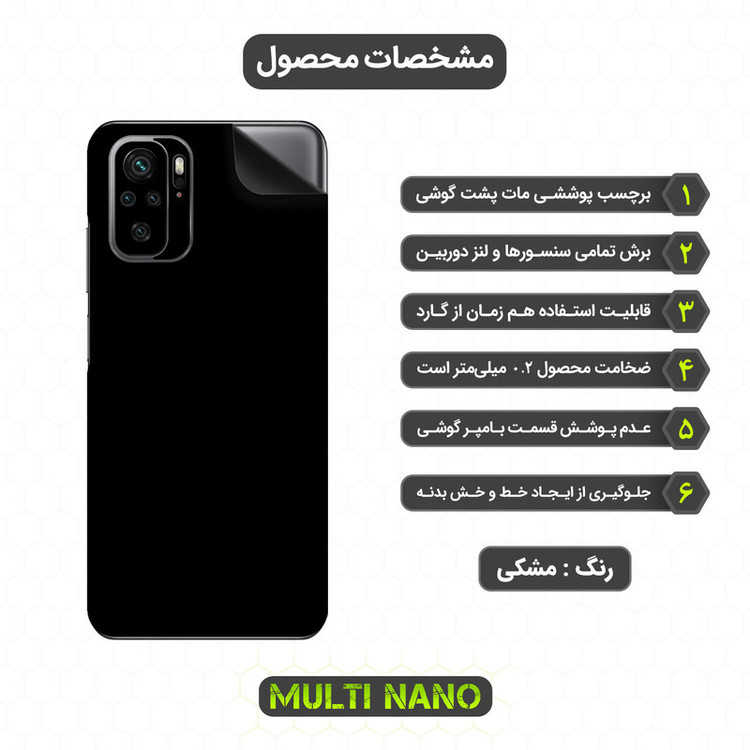 محافظ صفحه نمایش مولتی نانو مدل X-SFM مناسب برای گوشی موبایل شیائومی Redmi Note 10 4G به همراه برچسب پوششی