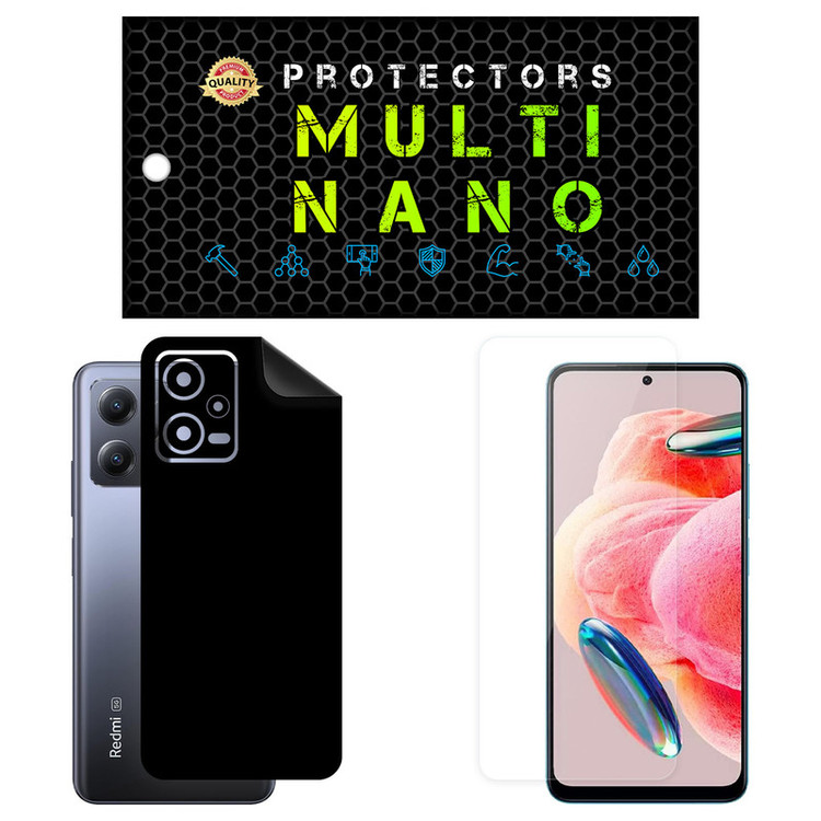 محافظ صفحه نمایش مولتی نانو مدل X-SFM مناسب برای گوشی موبایل شیائومی Redmi Note 12 به همراه برچسب پوششی