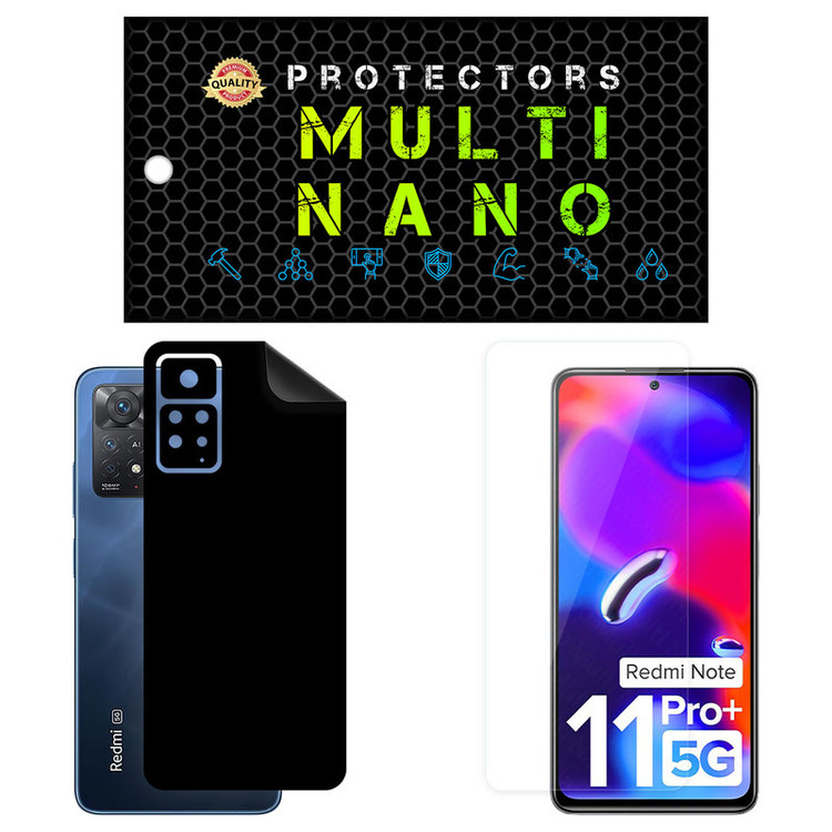 محافظ صفحه نمایش مولتی نانو مدل X-SFM مناسب برای گوشی موبایل شیائومی Redmi Note 11 Pro Plus 5G India به همراه برچسب پوششی