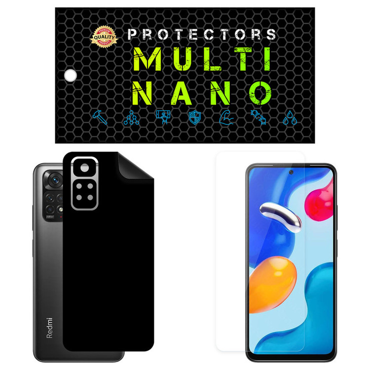 محافظ صفحه نمایش مولتی نانو مدل X-SFM مناسب برای گوشی موبایل شیائومی Redmi Note 11S به همراه برچسب پوششی