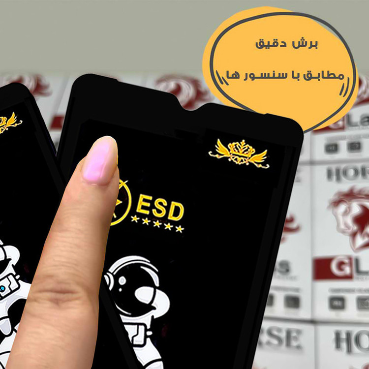 محافظ صفحه نمایش هورس مدل HPC20 مناسب برای گوشی موبایل شیائومی Redmi 13C 4G / Redmi 13C 5G / Redmi 13R / Poco C65 / سامسونگ Galaxy A05 / A05s / A06 / رد تون Red Tone E10