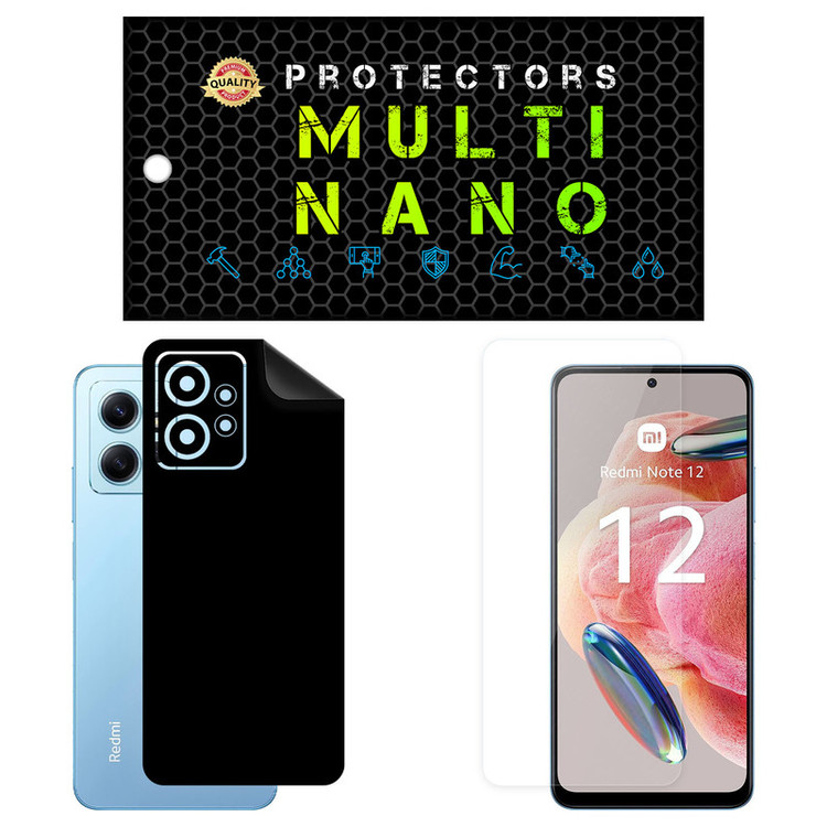 محافظ صفحه نمایش مولتی نانو مدل X-SFM مناسب برای گوشی موبایل شیائومی Redmi Note 12 4G به همراه برچسب پوششی
