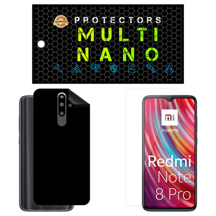محافظ صفحه نمایش مولتی نانو مدل X-SFM مناسب برای گوشی موبایل شیائومی Redmi Note 8 Pro به همراه برچسب پوششی