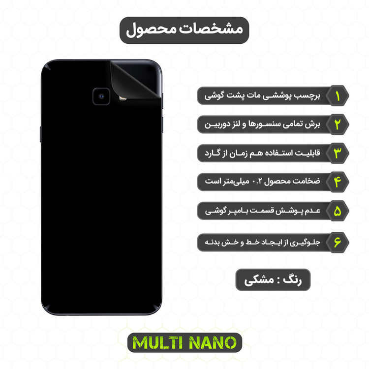 محافظ صفحه نمایش مولتی نانو مدل X-SFM مناسب برای گوشی موبایل سامسونگ Galaxy J4 Core به همراه برچسب پوششی