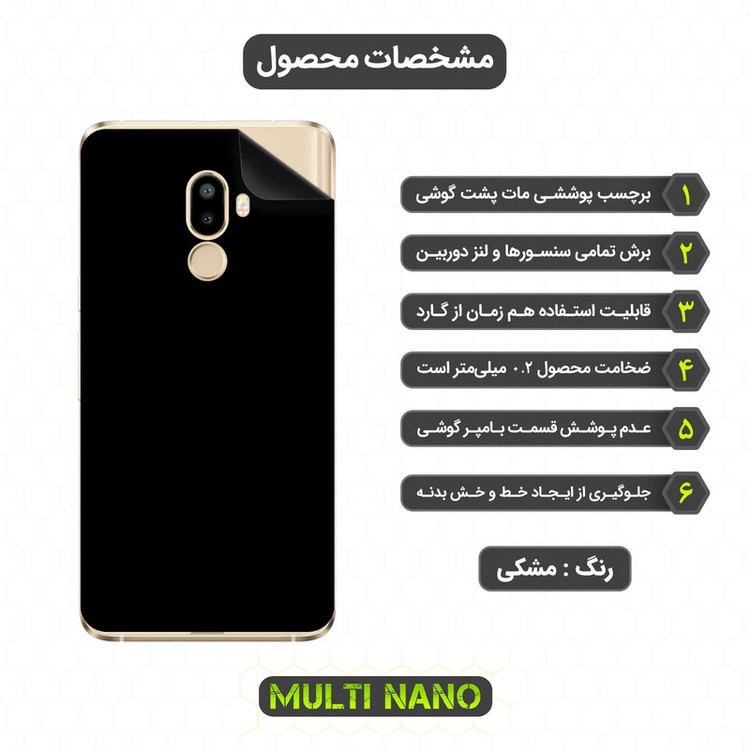 محافظ صفحه نمایش مولتی نانو مدل X-SFM مناسب برای گوشی موبایل جی ال ایکس General Luxe Shahab به همراه برچسب پوششی