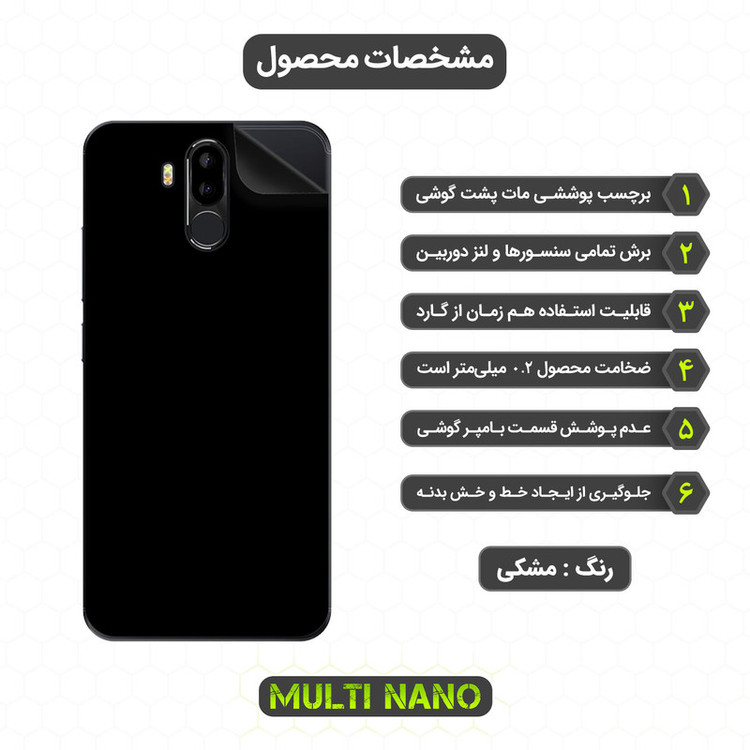 محافظ صفحه نمایش مولتی نانو مدل X-SFM مناسب برای گوشی موبایل جی ال ایکس Genral Luxe Pars II به همراه برچسب پوششی