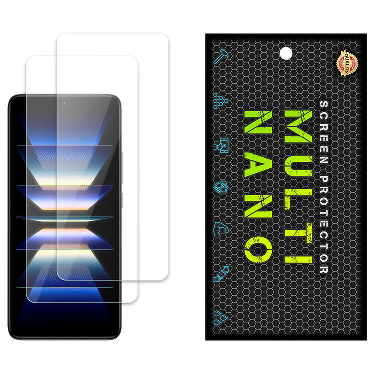 محافظ صفحه نمایش مولتی نانو مدل X-S2N مناسب برای گوشی موبایل شیائومی Redmi K60 Pro بسته دو عددی