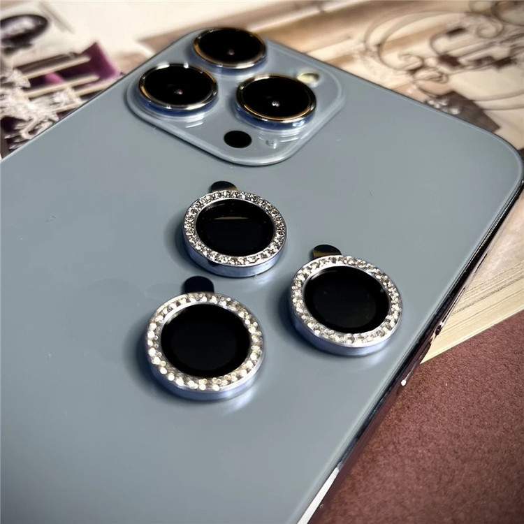 محافظ لنز دوربین رینگی نگین دار میبو مدل Diamond Ring مناسب برای گوشی موبایل سامسونگ Galaxy A35 / A55 / A06 / S24 FE / IP 14 / IP 15