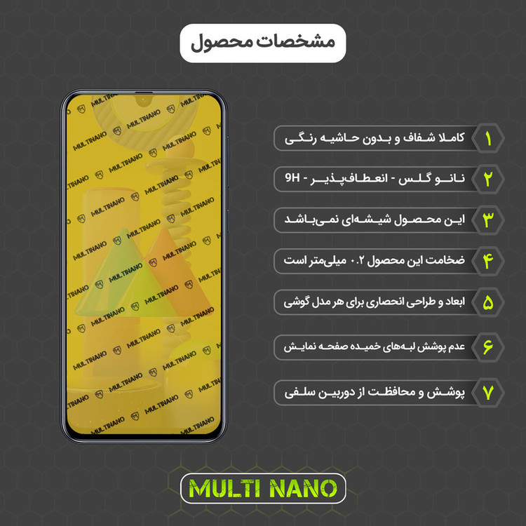 محافظ صفحه نمایش مولتی نانو مدل X-SFL مناسب برای گوشی موبایل سامسونگ Galaxy M31 Prime به همراه برچسب پوششی