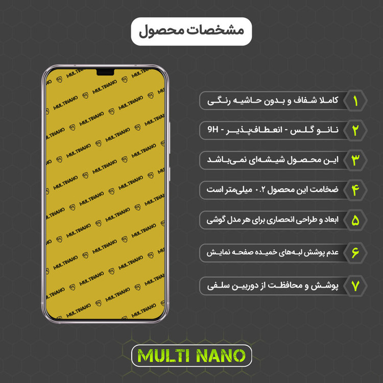 محافظ صفحه نمایش مولتی نانو مدل X-S1N مناسب برای گوشی موبایل ایسوس Zenfone 5z 2018 / ZS620KL