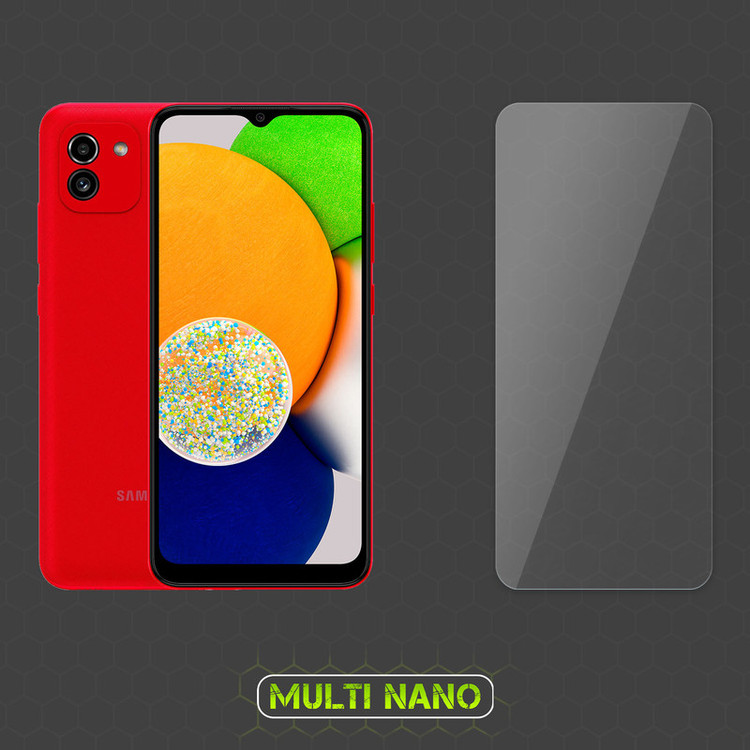 محافظ صفحه نمایش مولتی نانو مدل X-SFL مناسب برای گوشی موبایل سامسونگ Galaxy A03 به همراه برچسب پوششی