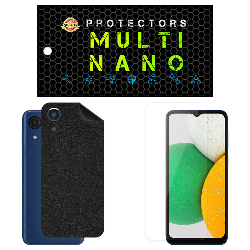 محافظ صفحه نمایش مولتی نانو مدل X-SFL مناسب برای گوشی موبایل سامسونگ Galaxy A03 Core به همراه برچسب پوششی