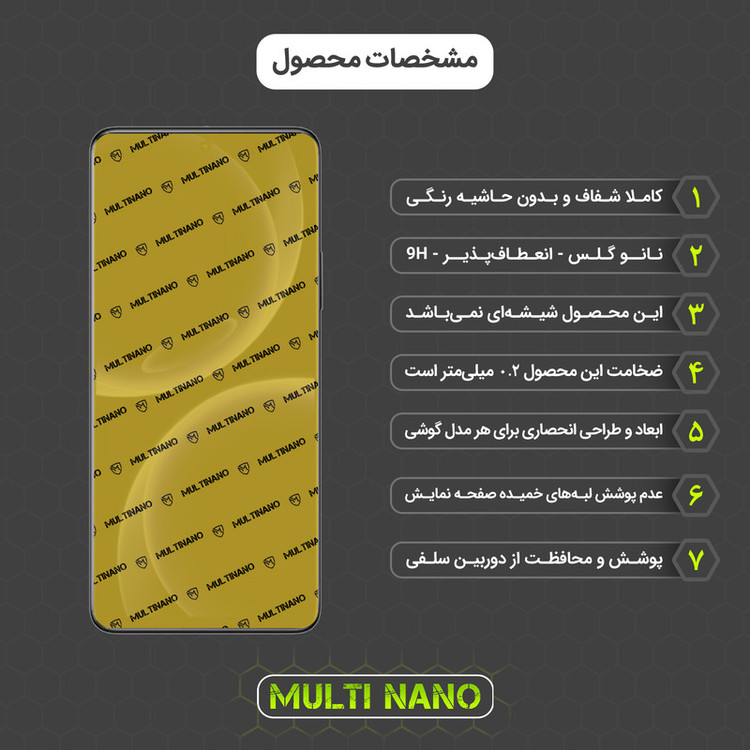 محافظ صفحه نمایش مولتی نانو مدل X-S3N مناسب برای گوشی موبایل آنر X40 GT Racing بسته سه عددی