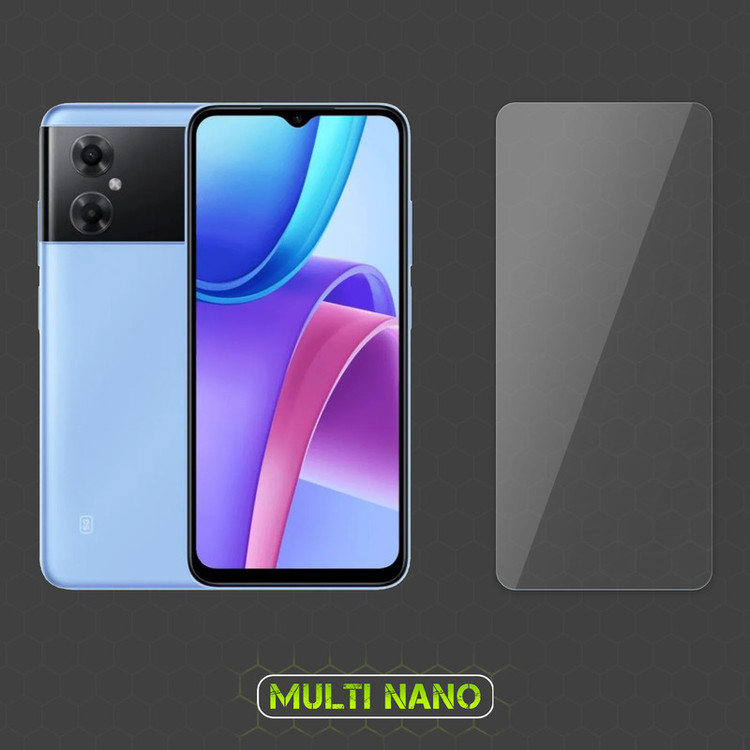 محافظ صفحه نمایش مولتی نانو مدل X-SFG مناسب برای گوشی موبایل شیائومی Poco M5 India به همراه برچسب پوششی