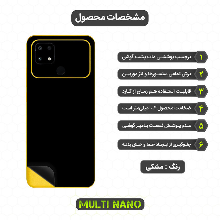 برچسب پوششی مولتی نانو مدل X-F1M مناسب برای گوشی موبایل شیائومی Poco C40