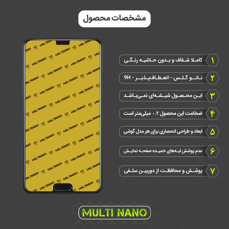محافظ صفحه نمایش مولتی نانو مدل X-S3N مناسب برای گوشی موبایل هوآوی Mate 10 بسته سه عددی