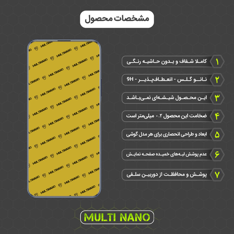 محافظ صفحه نمایش مولتی نانو مدل X-S3N مناسب برای گوشی موبایل هوآوی Y9a بسته سه عددی