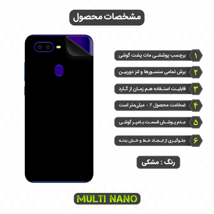 برچسب پوششی مولتی نانو مدل X-F1M مناسب برای گوشی موبایل بلو G50 Mega 2022