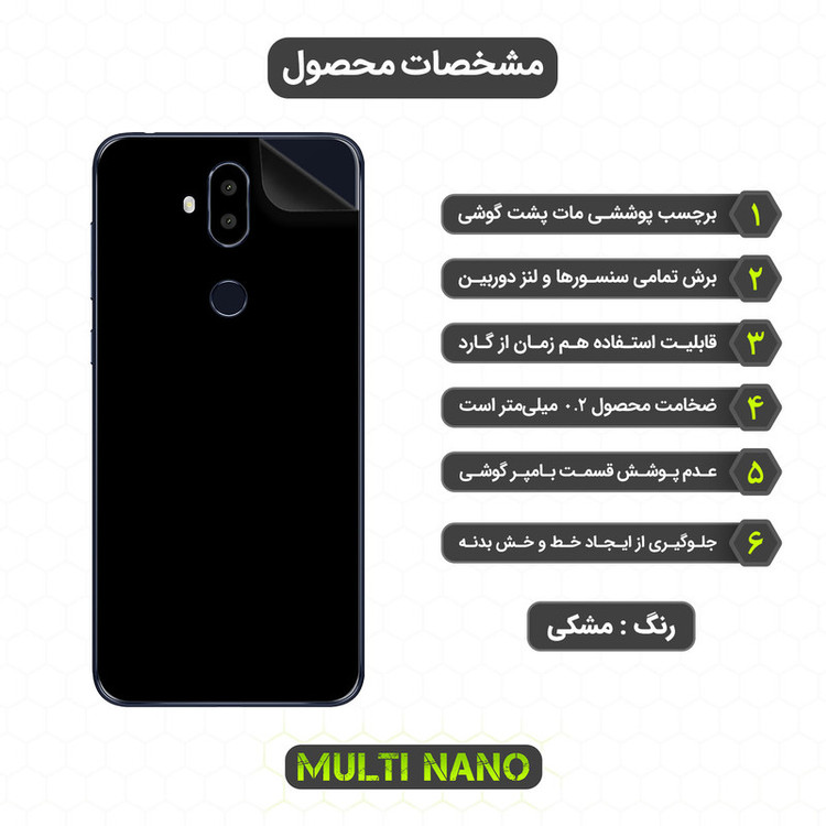 برچسب پوششی مولتی نانو مدل X-F1M مناسب برای گوشی موبایل ایسوس Zenfone 5Q