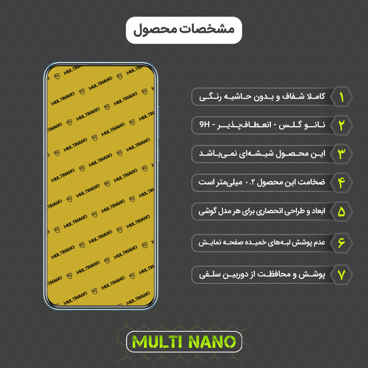 محافظ صفحه نمایش مولتی نانو مدل X-SFC مناسب برای گوشی موبایل هوآوی Enjoy 10S به همراه برچسب پوششی