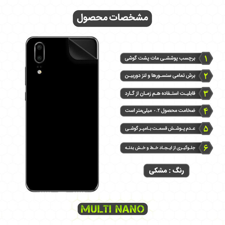 محافظ صفحه نمایش مولتی نانو مدل X-SFM مناسب برای گوشی موبایل هوآوی P20 به همراه برچسب پوششی