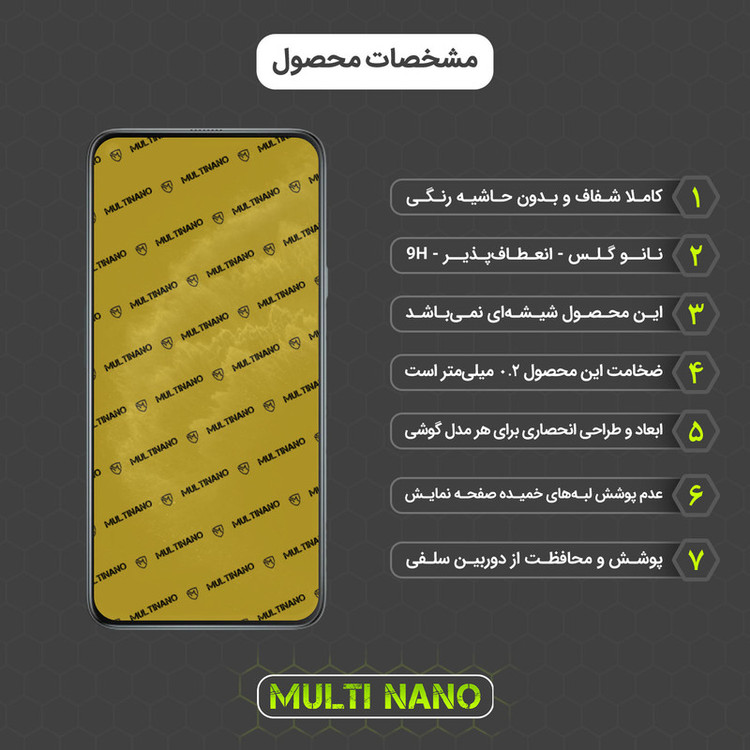 محافظ صفحه نمایش مولتی نانو مدل X-S1N مناسب برای گوشی موبایل کوبوت C30
